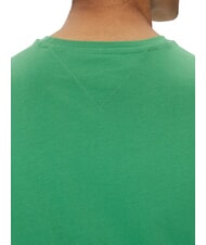 TOMMY HILFIGER TH JEANS Kurz&auml;rmeliges T-Shirt mit Logodruck K&uuml;stengr&uuml;n - Herren-T-Shirts - 4