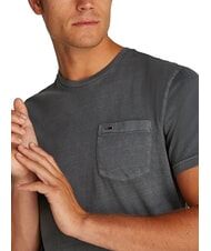 TOMMY HILFIGER TH JEANS Kurz&auml;rmeliges T-Shirt mit Tasche gewaschenes Schwarz - Herren-T-Shirts - 3