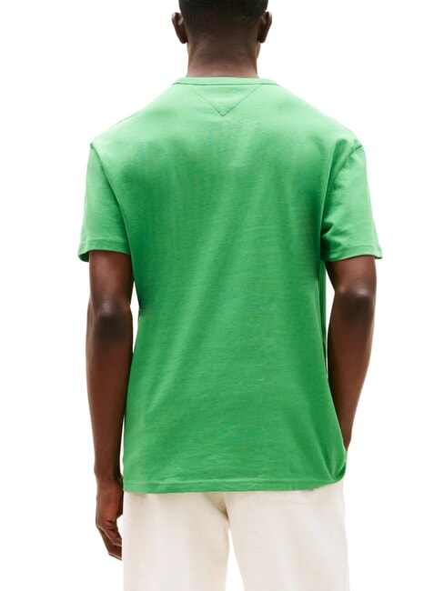 TH JEANS Kurz&auml;rmeliges T-Shirt mit Logostickerei K&uuml;stengr&uuml;n - Herren-T-Shirts