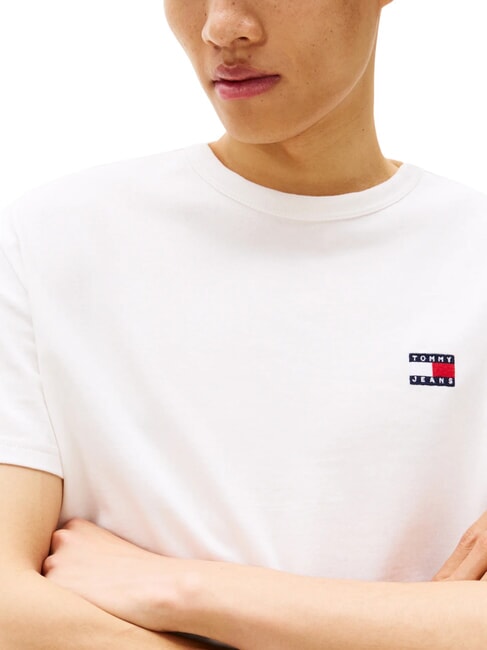 TH JEANS Kurz&auml;rmeliges T-Shirt mit Logostickerei ecru - Herren-T-Shirts