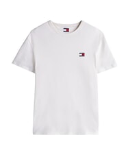 TOMMY HILFIGER TH JEANS Kurz&auml;rmeliges T-Shirt mit Logostickerei ecru - Herren-T-Shirts - 4