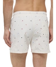 TOMMY HILFIGER TH Kost&uuml;m mit mikrogemusterten Shorts W&uuml;stenhimmel/Uraltes Wei&szlig; - Herrenbadehosen - 2