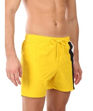TOMMY HILFIGER TH Seitliche Flaggen-Schwimmboxer gelbe Ringelblume - Herrenbadehosen - 2