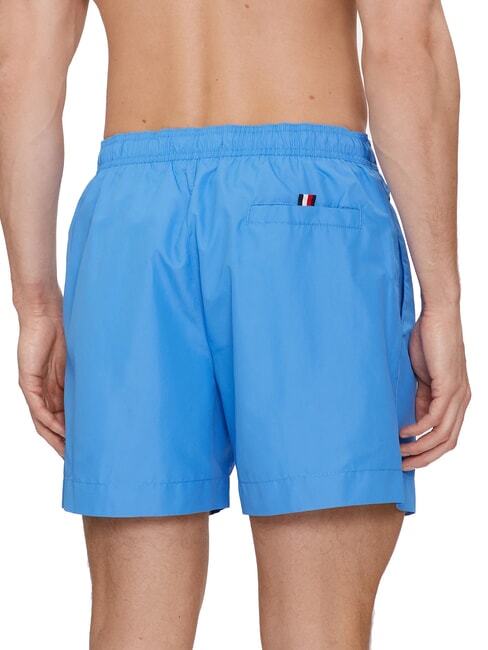 TH Boxerkost&uuml;m mit vertikalem Logo blauer Zauber - Herrenbadehosen