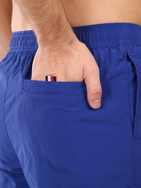 TH Seitliche Flaggen-Schwimmboxer Keilblau - Herrenbadehosen