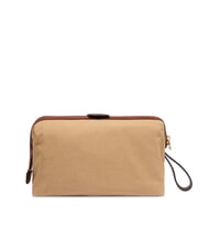 THE BRIDGE STORY Kosmetiktasche aus Canvas und Leder natur / braun abk. Gold - Beauty-Case - 3