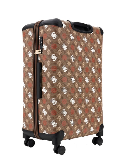 ELIETTE  Mittlerer Trolley Milchlogo/Ingwer - Halbharte Trolleys