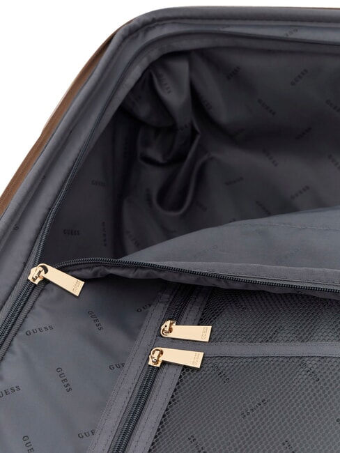 ELIETTE  Mittlerer Trolley Milchlogo/Ingwer - Halbharte Trolleys