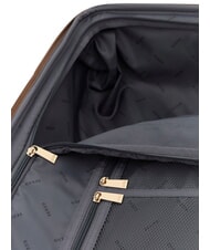 GUESS ELIETTE  Mittlerer Trolley Milchlogo/Ingwer - Halbharte Trolleys - 5