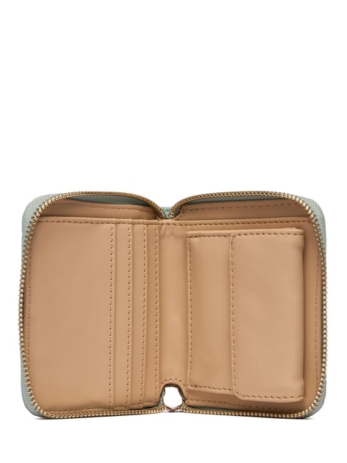 CRESIDIA 2 Kleine Geldb&ouml;rse hellsalbeifarbenes Logo - Brieftaschen Damen