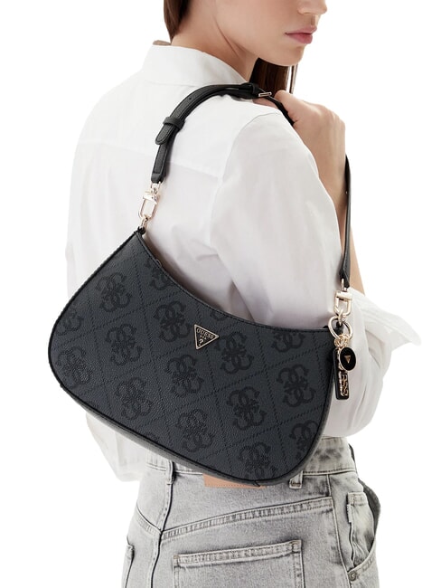 NOELLE 2 Schultertasche mit 4G-Logoprint Kohle - Damentaschen