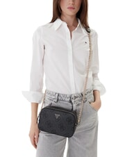 GUESS NOELLE 2 Mini-Schultertasche f&uuml;r Kameras Kohle - Damentaschen - 5