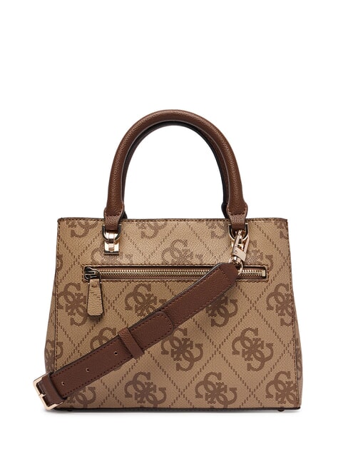 NOELLE 2 Handtasche mit Schulterriemen Latte-Logo / braun - Damentaschen