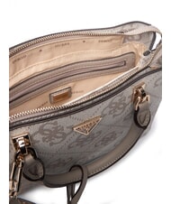 GUESS NOELLE 2 Handtasche mit Schulterriemen Logo in dunklem Taupe - Damentaschen - 5