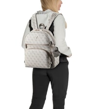 GUESS POWER PLAY 2 Rucksack Logo in dunklem Taupe - Damentaschen - 4