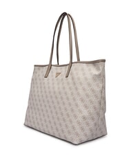 GUESS ECO VICTTORIA Umh&auml;ngetasche Logo in dunklem Taupe - Damentaschen - 2