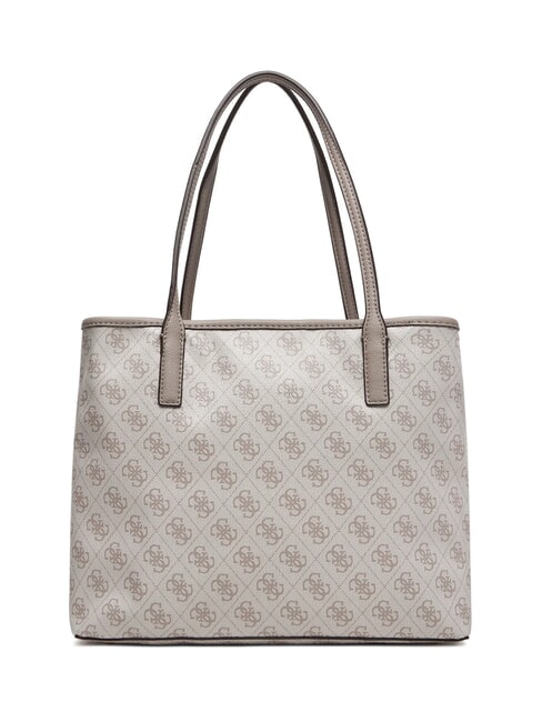 VICTTORIA 2 Schultertasche mit Clutch Logo in dunklem Taupe - Damentaschen