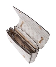 GUESS NOELLE 2 Wandelbare Tasche mit Klappe Logo in dunklem Taupe - Damentaschen - 3