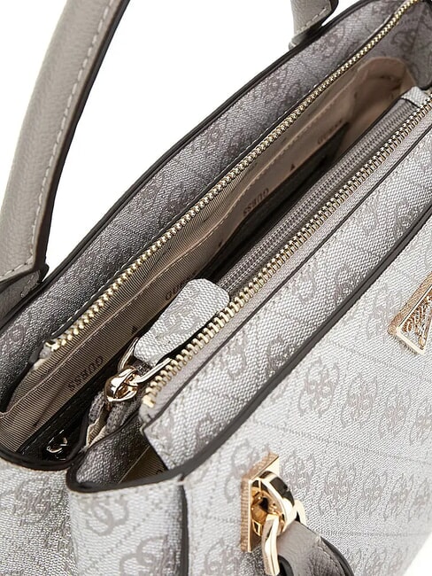 NOELLE 2 Handtasche, mit Schultergurt Logo in dunklem Taupe - Damentaschen