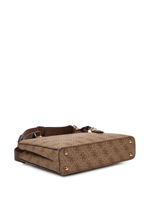 NOELLE 2 Handtasche mit Schulterriemen Latte-Logo / braun - Damentaschen