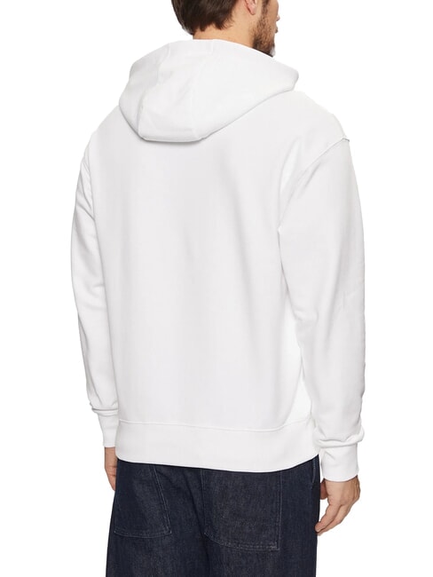 TH Kapuzenpullover mit Wappen Wei&szlig; - Sweatshirts Herren