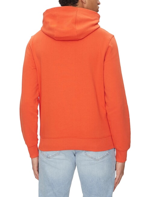 TH Baumwoll-Hoodie leuchtendes Orange - Sweatshirts Herren
