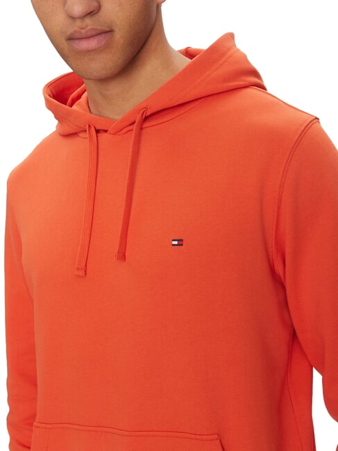 TH Baumwoll-Hoodie leuchtendes Orange - Sweatshirts Herren