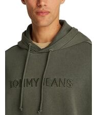 TOMMY HILFIGER TH JEANS Hoodie mit Logostickerei M&uuml;digkeit gr&uuml;n - Sweatshirts Herren - 3