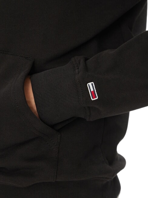 TH JEANS Sweatshirt mit Tasche und Kapuze Schwarz - Sweatshirts Herren