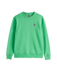 TOMMY HILFIGER TH JEANS Baumwoll-Sweatshirt mit Rundhalsausschnitt K&uuml;stengr&uuml;n - Sweatshirts Herren - 3