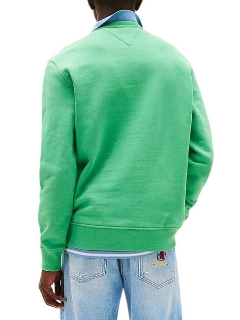 TH JEANS Baumwoll-Sweatshirt mit Rundhalsausschnitt K&uuml;stengr&uuml;n - Sweatshirts Herren