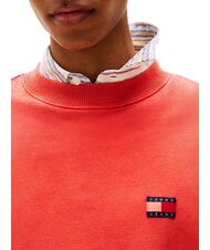 TOMMY HILFIGER TH JEANS Rundhals-Sweatshirt helles Zinnoberrot - Sweatshirts Herren - 3