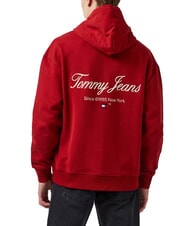 TOMMY HILFIGER TH JEANS Kapuzenpullover mit durchgehendem Rei&szlig;verschluss Magmarot - Sweatshirts Herren - 2