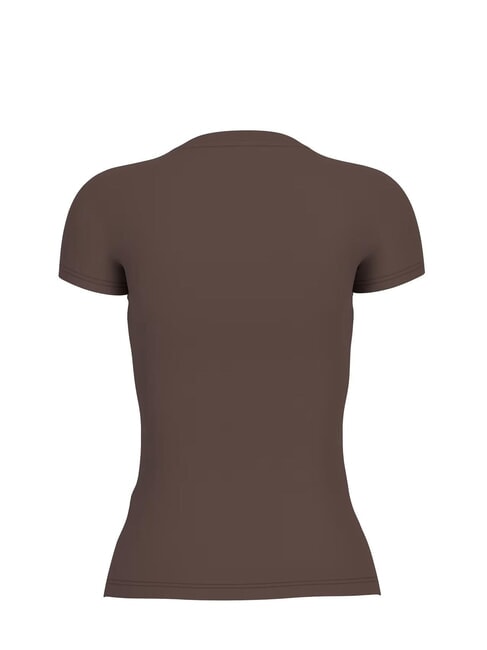 LEO TRIANGLE Kurzarm-T-Shirt dunkler Kaffee - T-Shirts und Tops f&uuml;r Damen