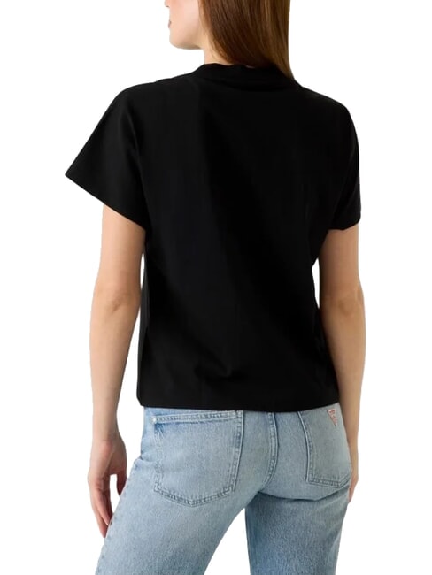 POPCORN Baumwoll-T-Shirt jetbla - T-Shirts und Tops f&uuml;r Damen