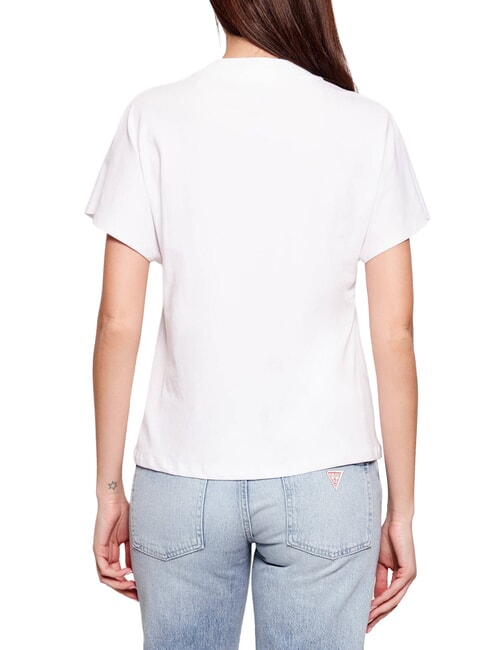 POPCORN Baumwoll-T-Shirt purwei&szlig; - T-Shirts und Tops f&uuml;r Damen