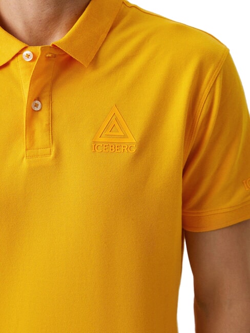 TRIANGLE Kurzarm-Poloshirt Gelb - Herren-Polo-Shirts/Herren-Polo-Shirt/Herrenpoloshirt/Herrenpoloshirts