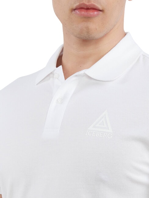 TRIANGLE Kurzarm-Poloshirt Wei&szlig; - Herren-Polo-Shirts/Herren-Polo-Shirt/Herrenpoloshirt/Herrenpoloshirts
