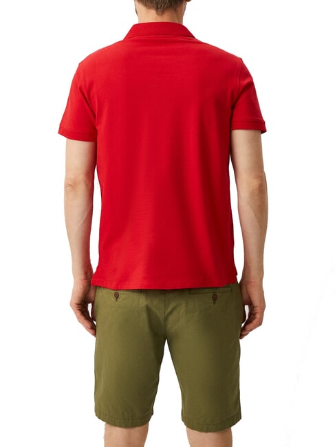 TRIANGLE Kurzarm-Poloshirt Rot - Herren-Polo-Shirts/Herren-Polo-Shirt/Herrenpoloshirt/Herrenpoloshirts