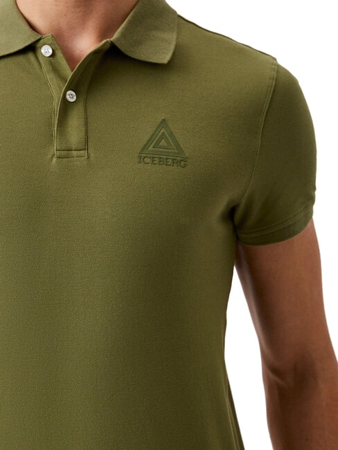 TRIANGLE Kurzarm-Poloshirt Milit&auml;r - Herren-Polo-Shirts/Herren-Polo-Shirt/Herrenpoloshirt/Herrenpoloshirts