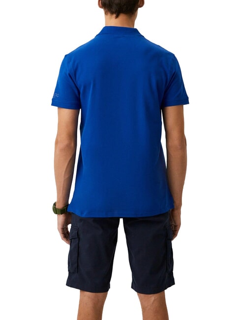 TRIANGLE Kurzarm-Poloshirt Blau - Herren-Polo-Shirts/Herren-Polo-Shirt/Herrenpoloshirt/Herrenpoloshirts