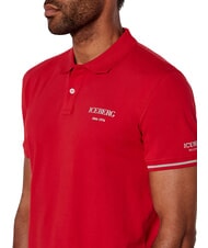 ICEBERG BASIC Poloshirt aus Baumwolle Rot - Herren-Polo-Shirts/Herren-Polo-Shirt/Herrenpoloshirt/Herrenpoloshirts - 3