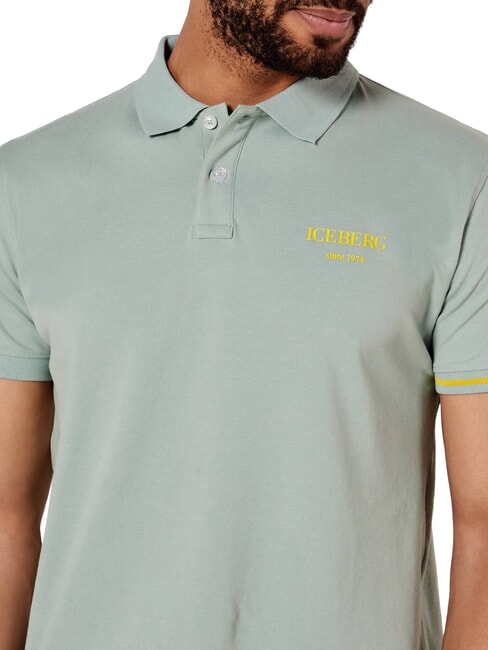 BASIC Poloshirt aus Baumwolle Minze - Herren-Polo-Shirts/Herren-Polo-Shirt/Herrenpoloshirt/Herrenpoloshirts
