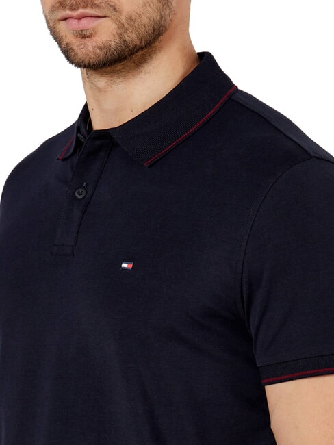 TH Kurz&auml;rmeliges Poloshirt mit Paspelierung W&uuml;stenhimmel - Herren-Polo-Shirts/Herren-Polo-Shirt/Herrenpoloshirt/Herrenpoloshirts