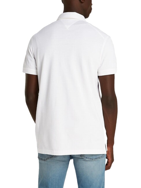 TH Kurz&auml;rmeliges Poloshirt mit &Auml;rmellogo optisches Wei&szlig; - Herren-Polo-Shirts/Herren-Polo-Shirt/Herrenpoloshirt/Herrenpoloshirts