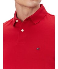 TOMMY HILFIGER TH Kurzarm-Poloshirt in regul&auml;rer Passform Mittelrot - Herren-Polo-Shirts/Herren-Polo-Shirt/Herrenpoloshirt/Herrenpoloshirts - 3