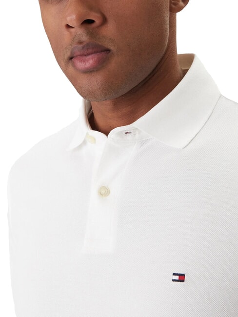 TH Kurzarm-Poloshirt in regul&auml;rer Passform Wei&szlig; - Herren-Polo-Shirts/Herren-Polo-Shirt/Herrenpoloshirt/Herrenpoloshirts