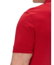 TOMMY HILFIGER TH Kurzarm-Poloshirt in regul&auml;rer Passform Mittelrot - Herren-Polo-Shirts/Herren-Polo-Shirt/Herrenpoloshirt/Herrenpoloshirts - 4