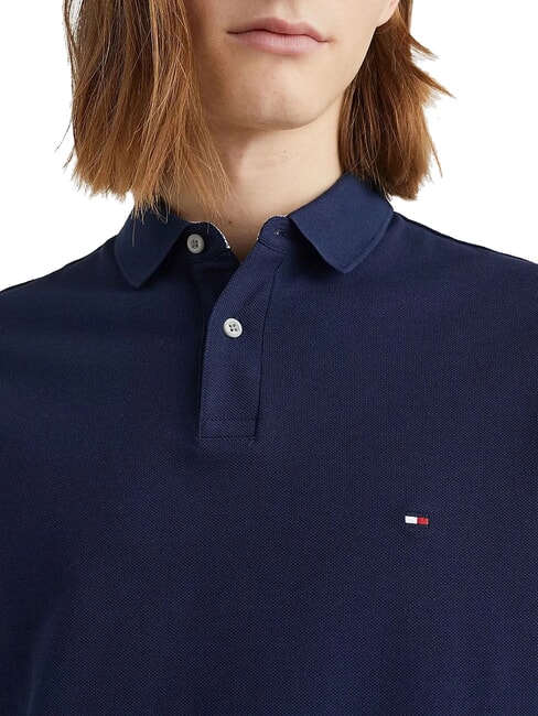 TH Kurzarm-Poloshirt in regul&auml;rer Passform Carbon Navy - Herren-Polo-Shirts/Herren-Polo-Shirt/Herrenpoloshirt/Herrenpoloshirts