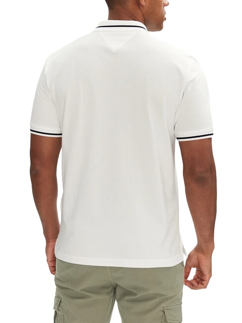 TH JEANS Schmal geschnittenes, kurz&auml;rmeliges Poloshirt ecru - Herren-Polo-Shirts/Herren-Polo-Shirt/Herrenpoloshirt/Herrenpoloshirts